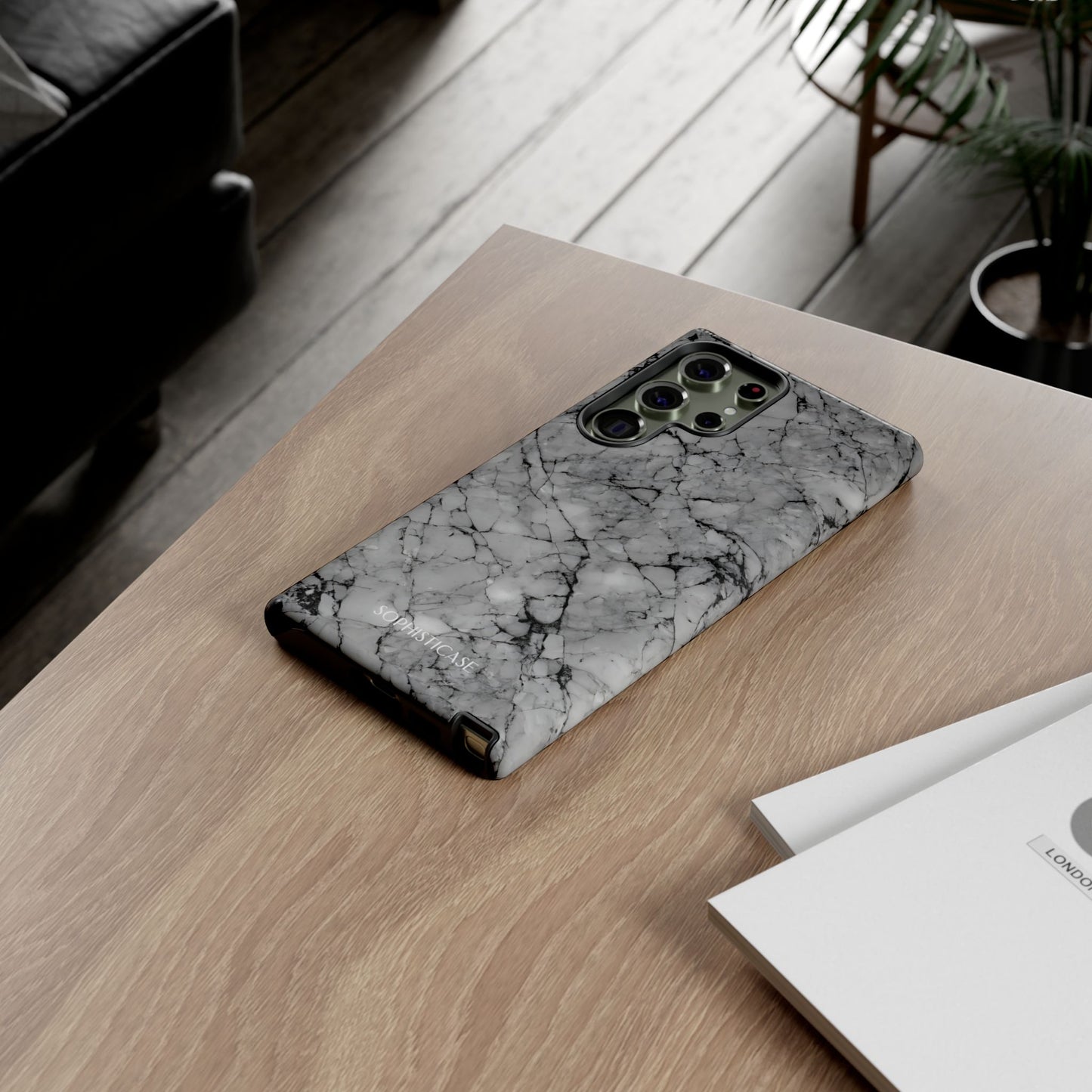 Marble Opulence in Grey - iPhone Case, Samsung Galaxy Case, Google Pixel Case