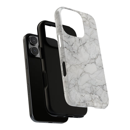 Marble Opulence in White - iPhone Case, Samsung Galaxy Case, Google Pixel Case
