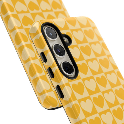 Tough Love in Yellow - Tough Phone Case