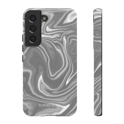 Liquid Dreams in Charcoal - Tough Phone Case