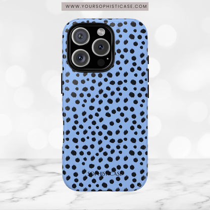 Cheetahs and Liars in Blue - iPhone Case