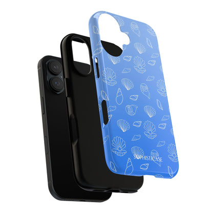 Seashell Society in Ocean Blue - iPhone Case