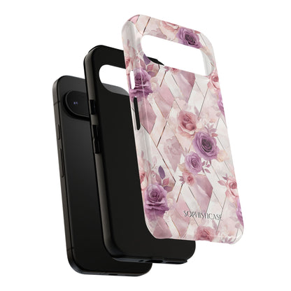 Royal Floral in Mauve Rose - Tough Phone Case