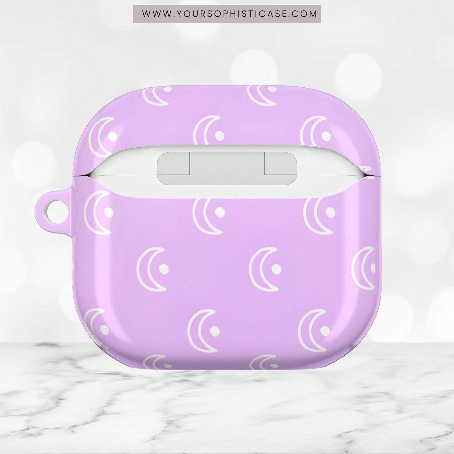 AirPod Cases - Moon Phase in Purple