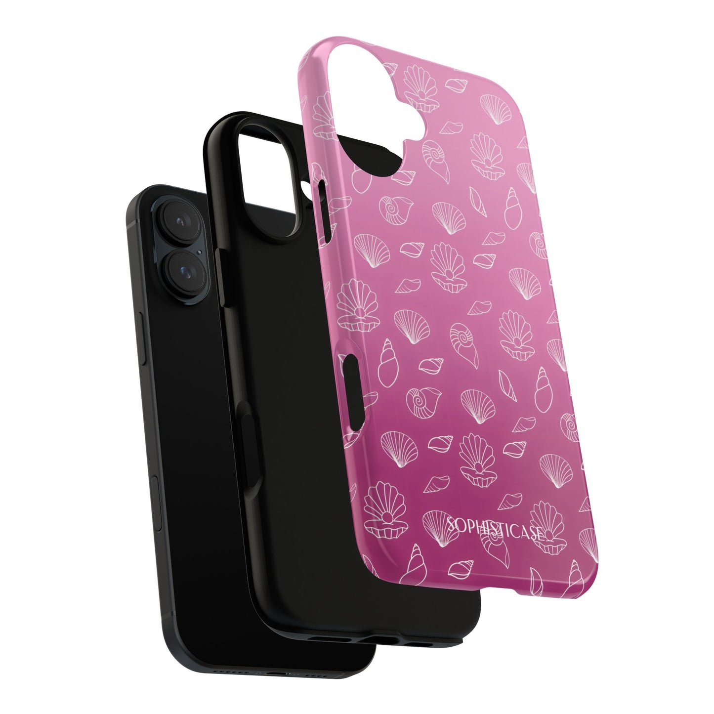 Seashell Society in Purple - iPhone Case