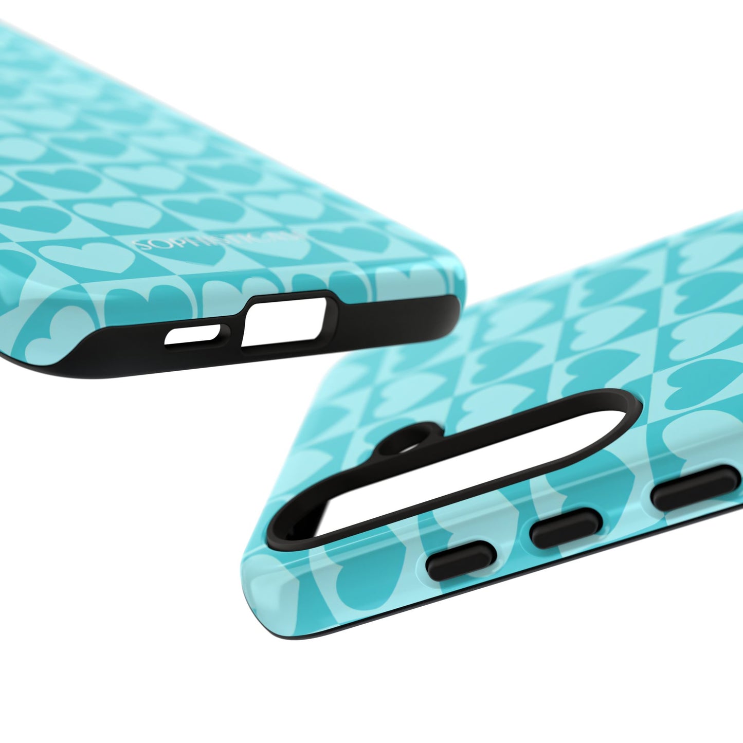 Tough Love in Aqua - Tough Phone Case