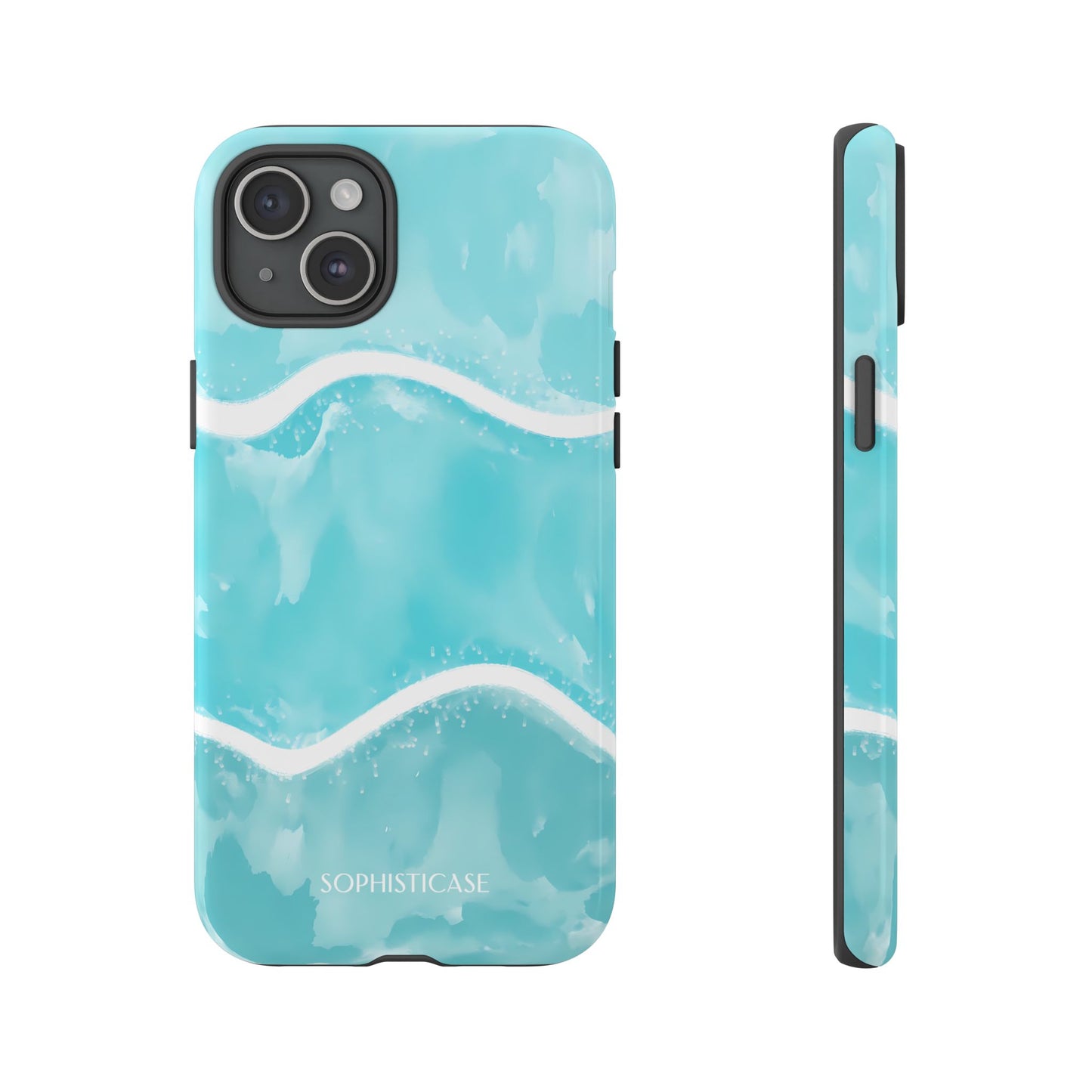 Serenity in Aqua - iPhone Case