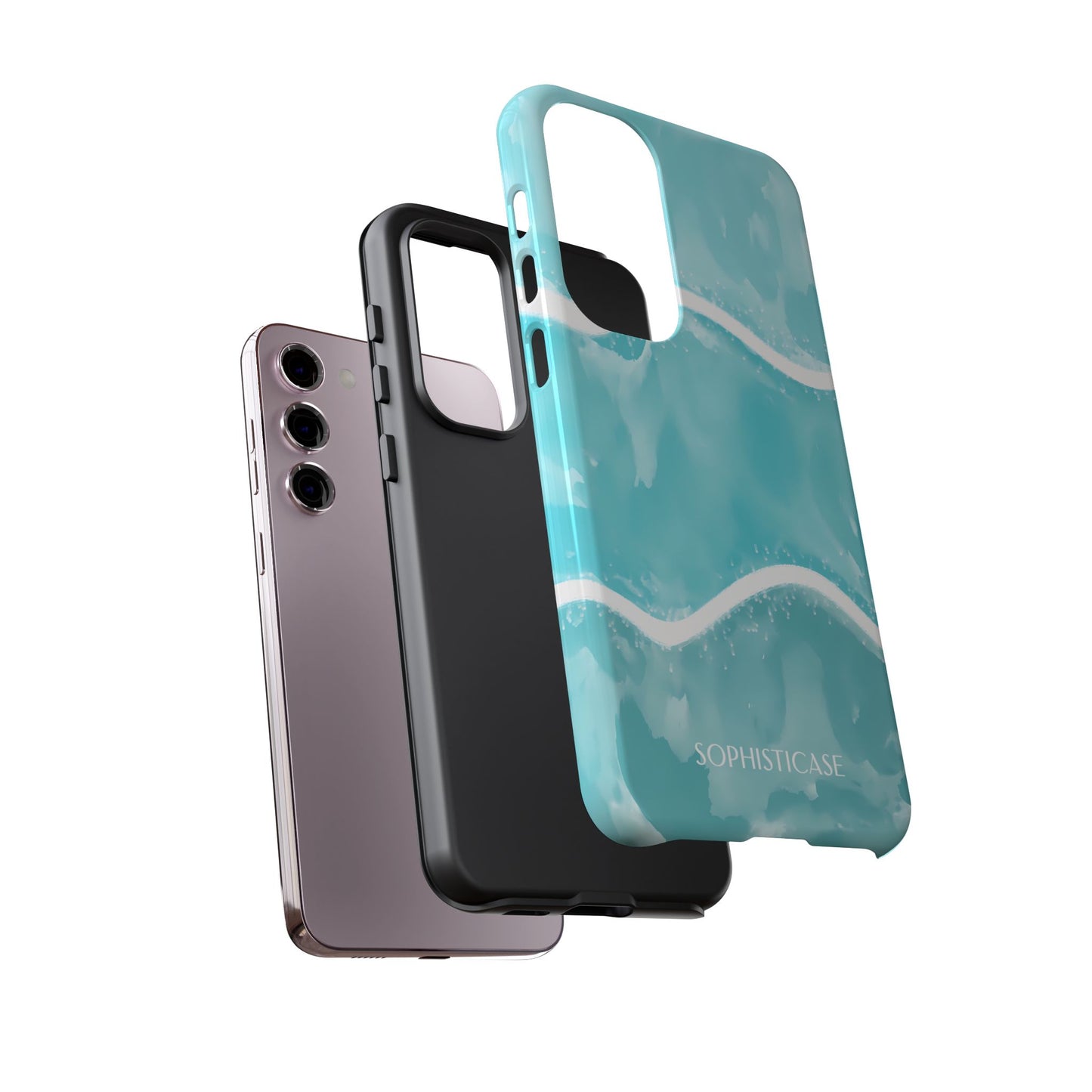 Serenity in Aqua - Drop Proof Phone Case for Samsung Galaxy