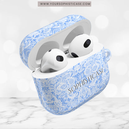 AirPod Cases - Luxe Lace in Blue