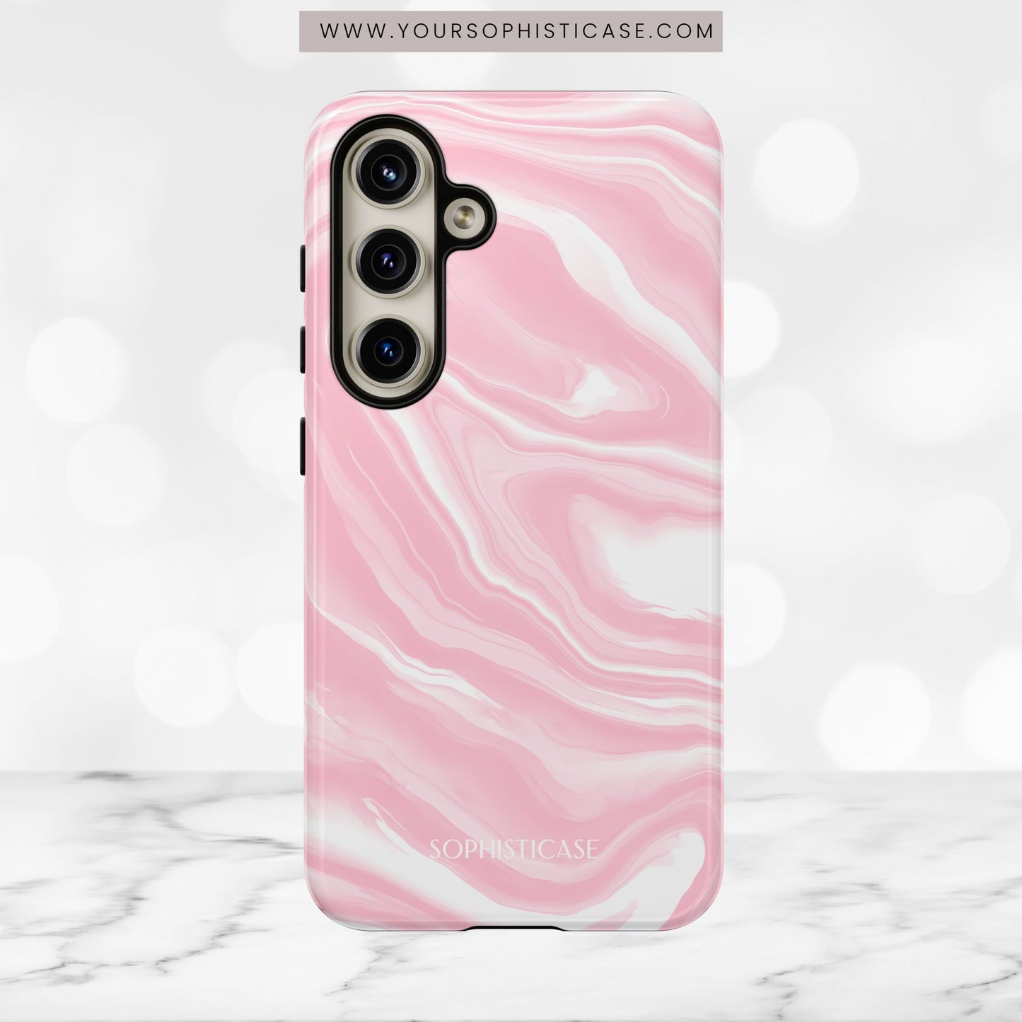 Liquid Dreams in Pink - Tough Phone Case