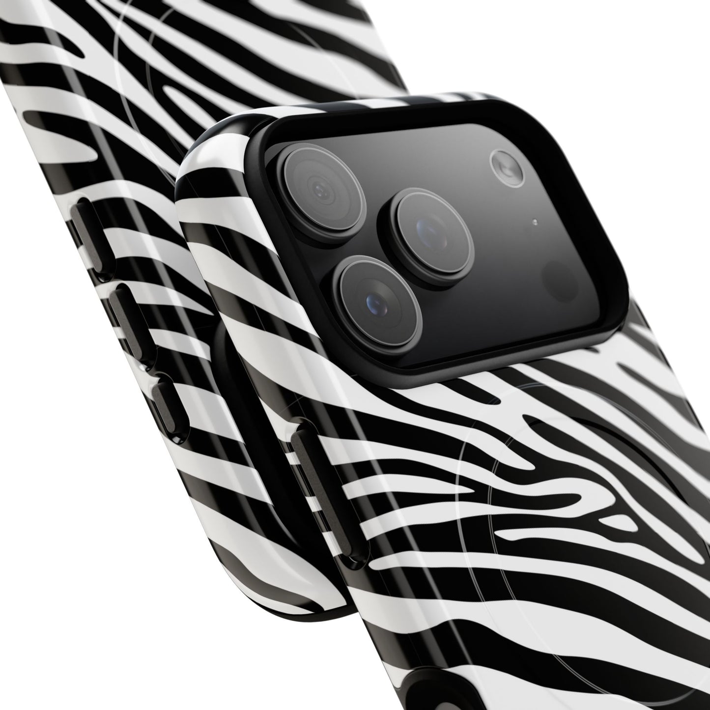 Dark Thoughts in Urban Zebra - iPhone Magsafe Case
