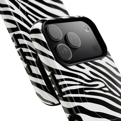 Dark Thoughts in Urban Zebra - iPhone Magsafe Case