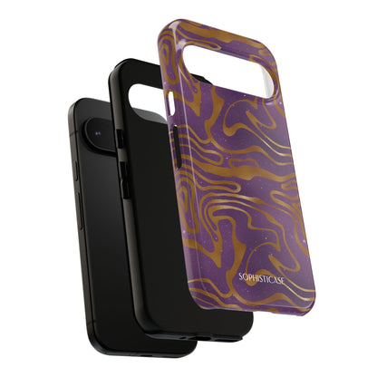 Cosmic Gold in Purple - iPhone Case, Samsung Galaxy Case, Google Pixel Case