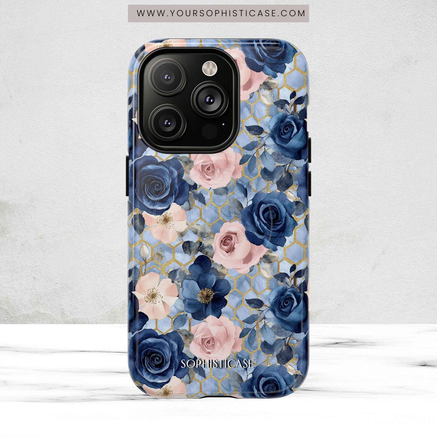 Royal Floral in Gilded Sky - iPhone Magsafe Case