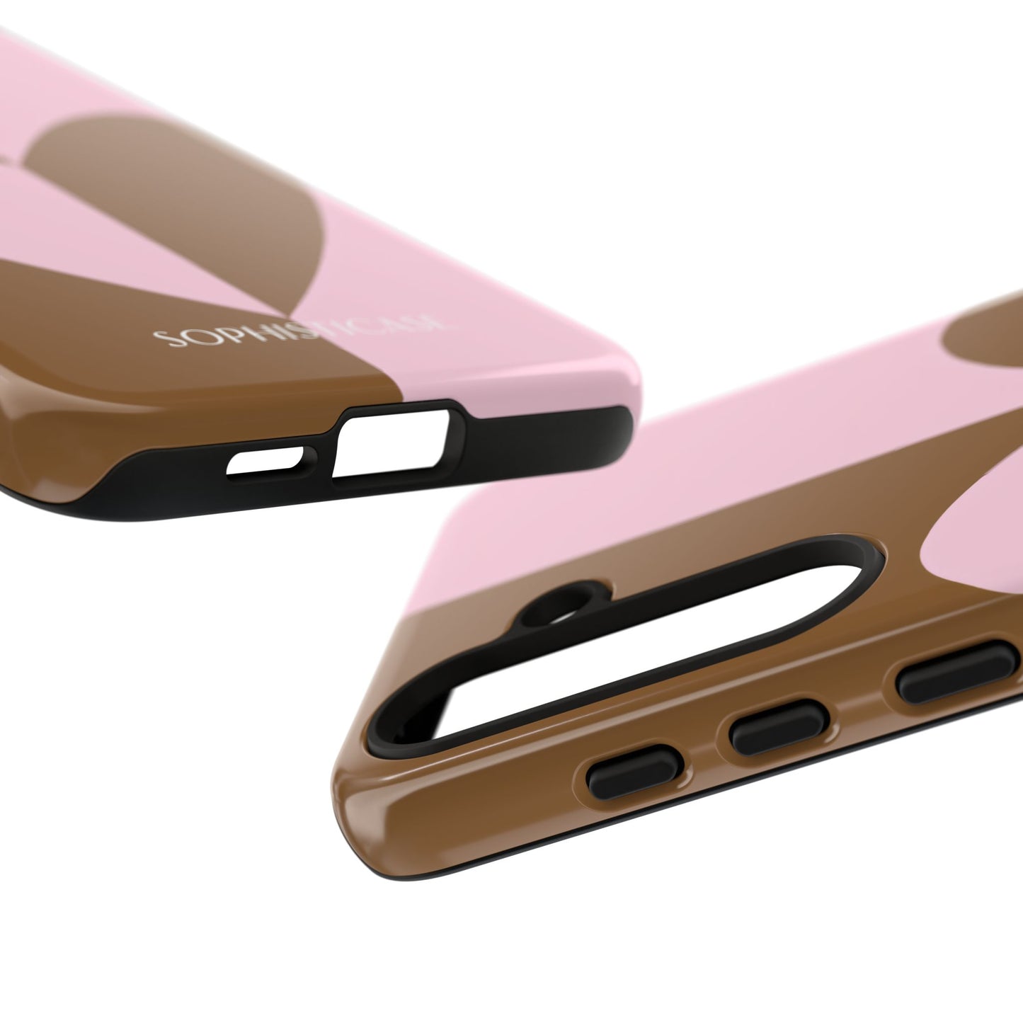 Be Mine in Pink and Brown - iPhone Case, Samsung Galaxy Case, Google Pixel Case