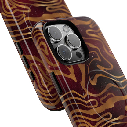 Cosmic Gold in Red - iPhone Magsafe Case