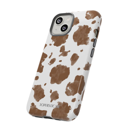 Holy Cow in Brown - iPhone Case