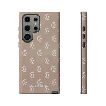 Moon Phase in Boho Brown - Tough Phone Case for Samsung Galaxy