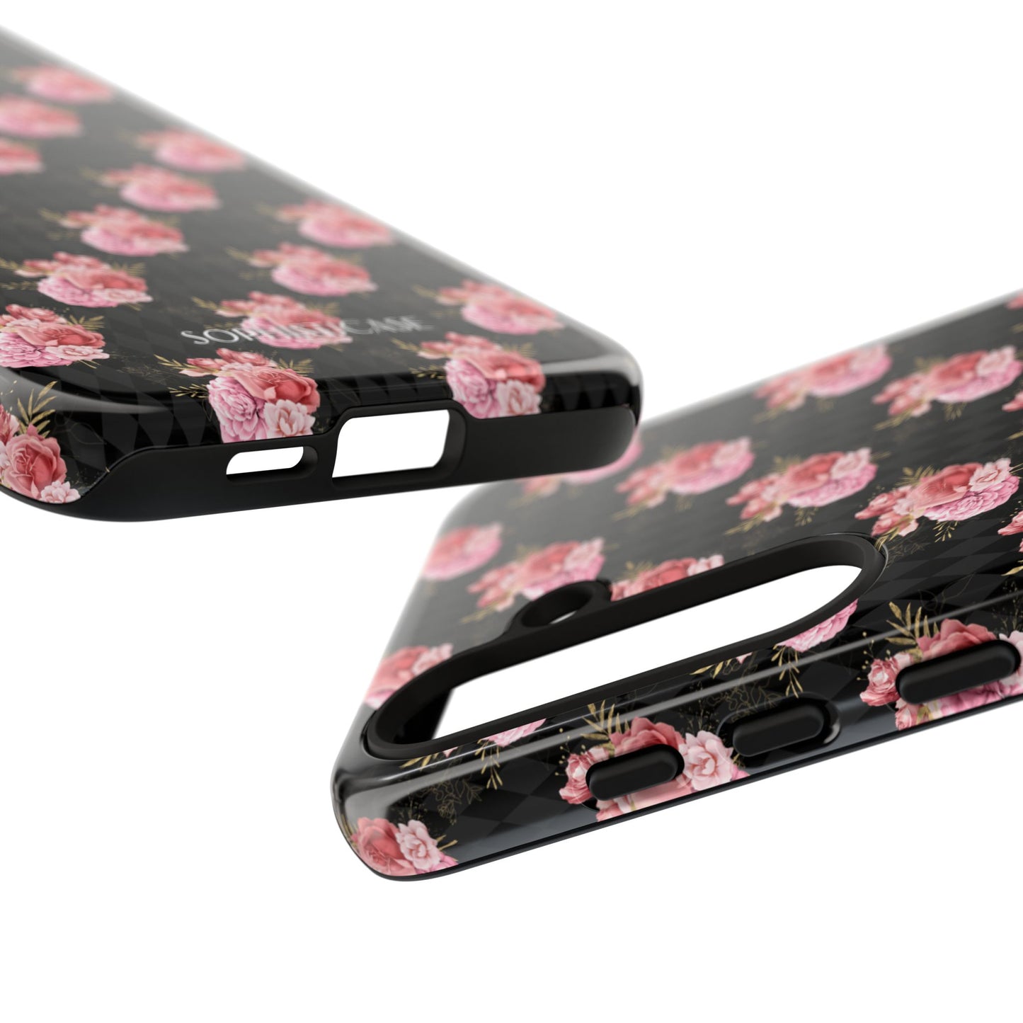 Rose Diamond Romance in Vivienne - Tough Phone Case