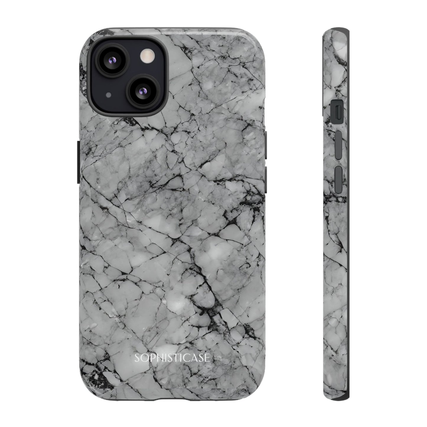 Marble Opulence in Grey - iPhone Case, Samsung Galaxy Case, Google Pixel Case