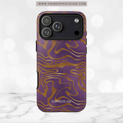 Cosmic Zebra in Purple - iPhone Case, Samsung Galaxy Case, Google Pixel Case