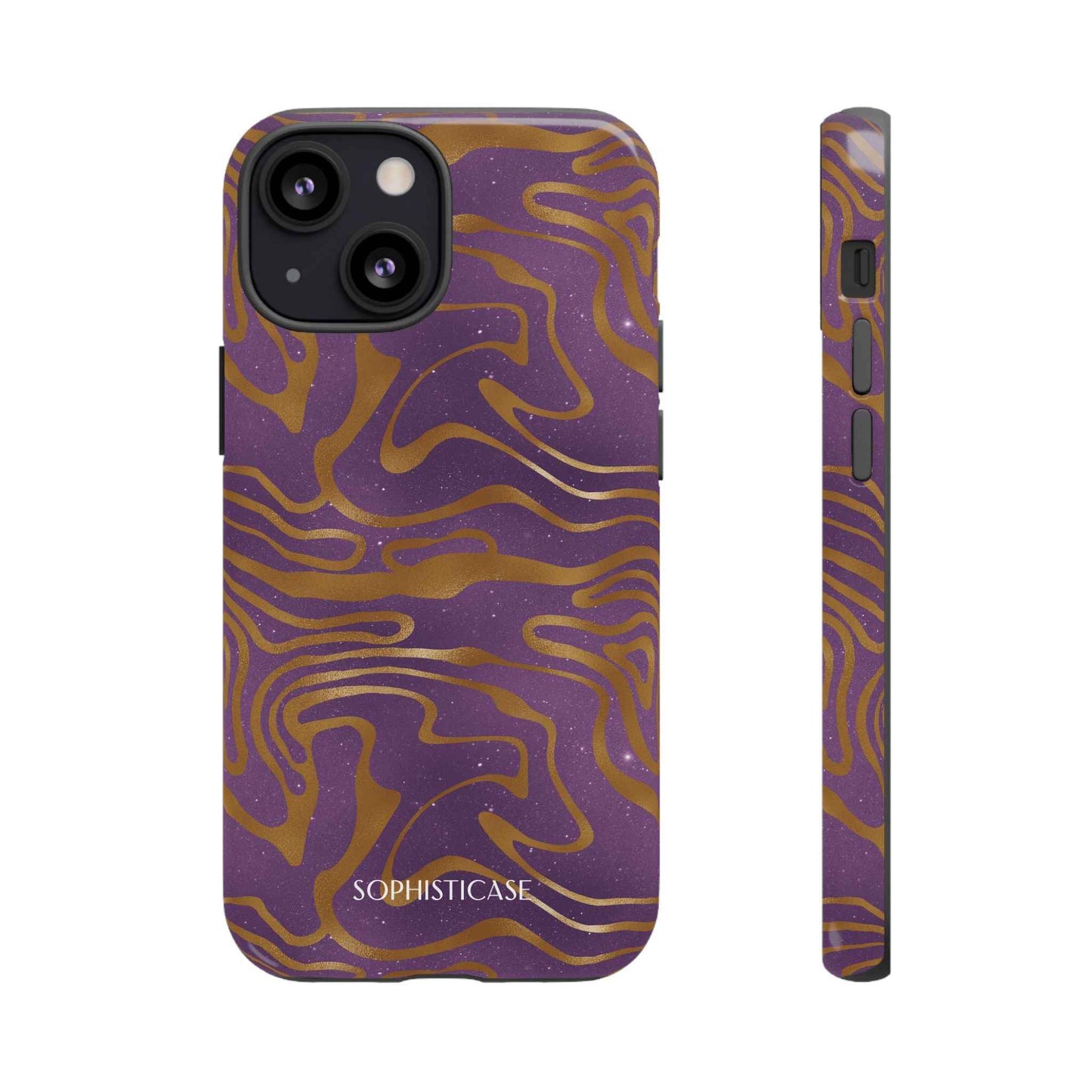 Cosmic Zebra in Purple - iPhone Case, Samsung Galaxy Case, Google Pixel Case