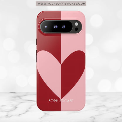 Be Mine in Red and Pink - iPhone Case, Samsung Galaxy Case, Google Pixel Case