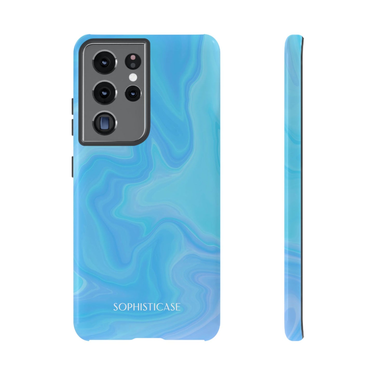 Liquid Magic in Blue - Drop Proof Phone Case for Samsung Galaxy