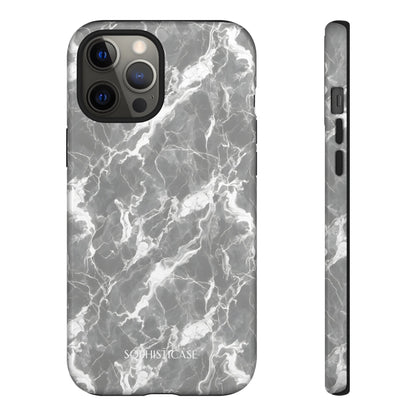 Marble Crush in Charcoal Grey - Tough Phone Case