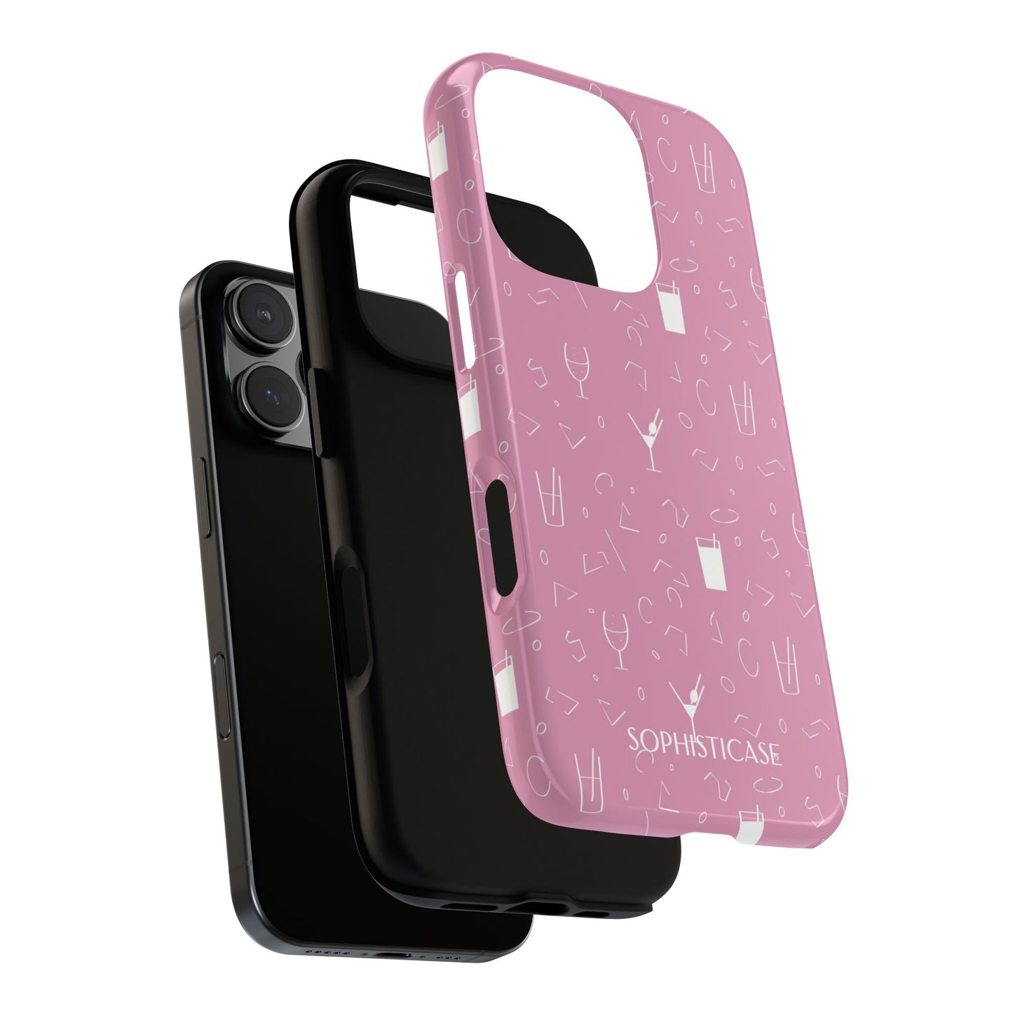 Cocktail Hour in Pink - iPhone Case