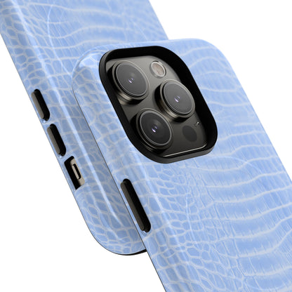 Luxe Leather in Blue - Magsafe Case