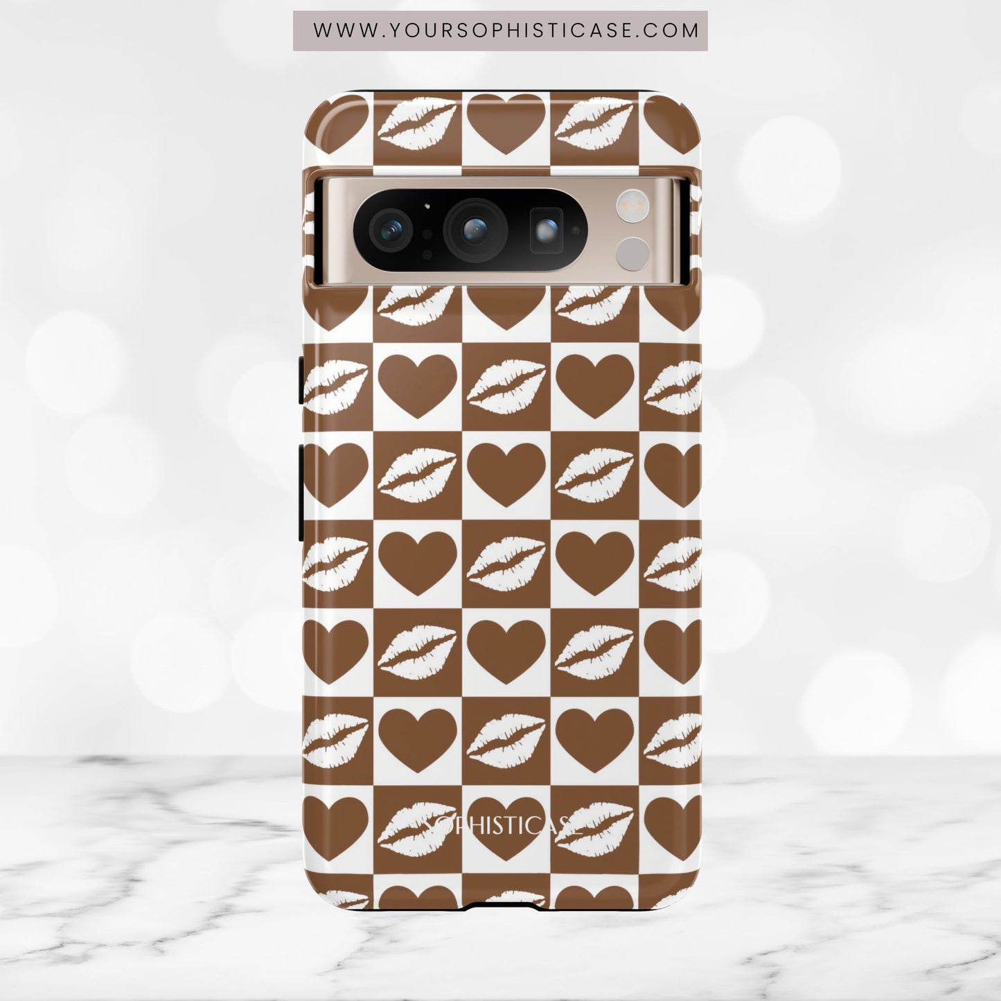 Belle Amie in Deep Brown - Tough Phone Case