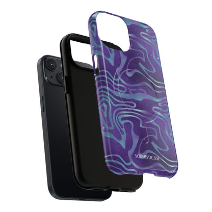 Cosmic Gold in Blue & Purple - iPhone Magsafe Case
