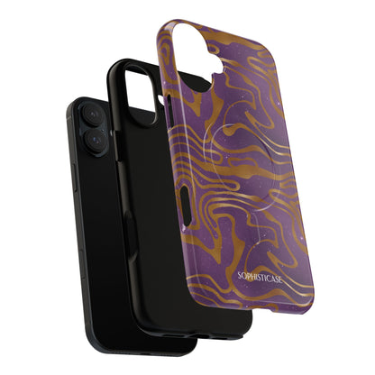 Cosmic Gold in Purple - iPhone Magsafe Case
