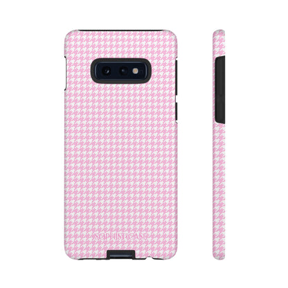 Tough Case - Houndstooth in Pink