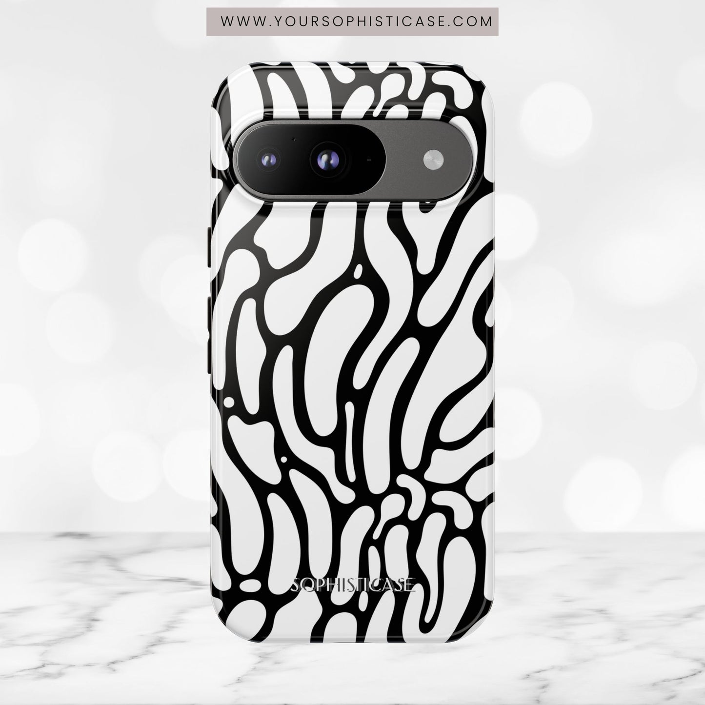 Dark Thoughts in Onyx - Tough Phone Case