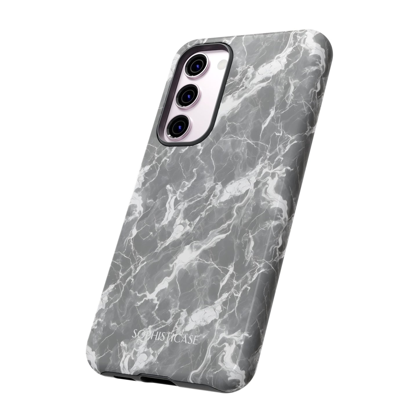Marble Crush in Charcoal Grey - iPhone Case, Samsung Galaxy Case, Google Pixel Case