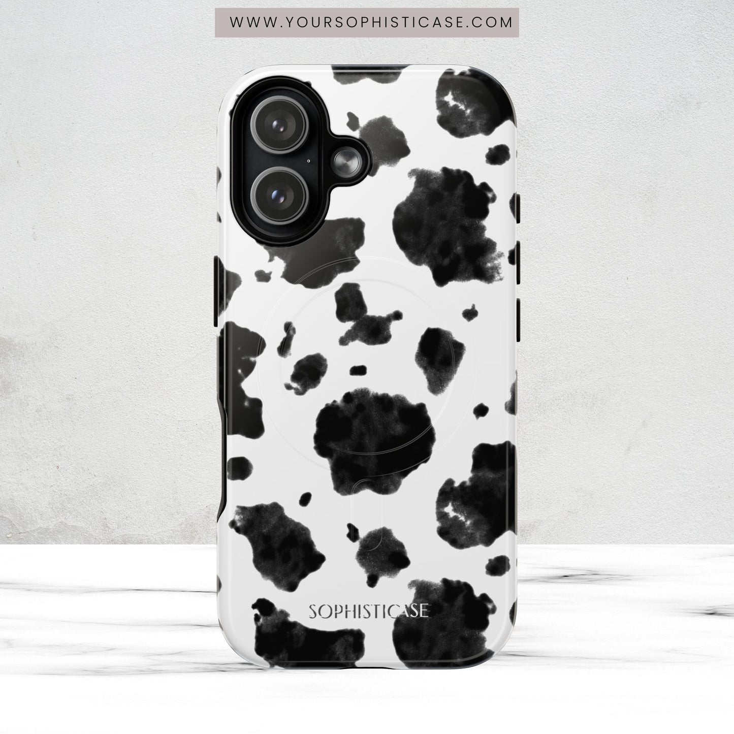 Holy Cow in Black - Magsafe Case