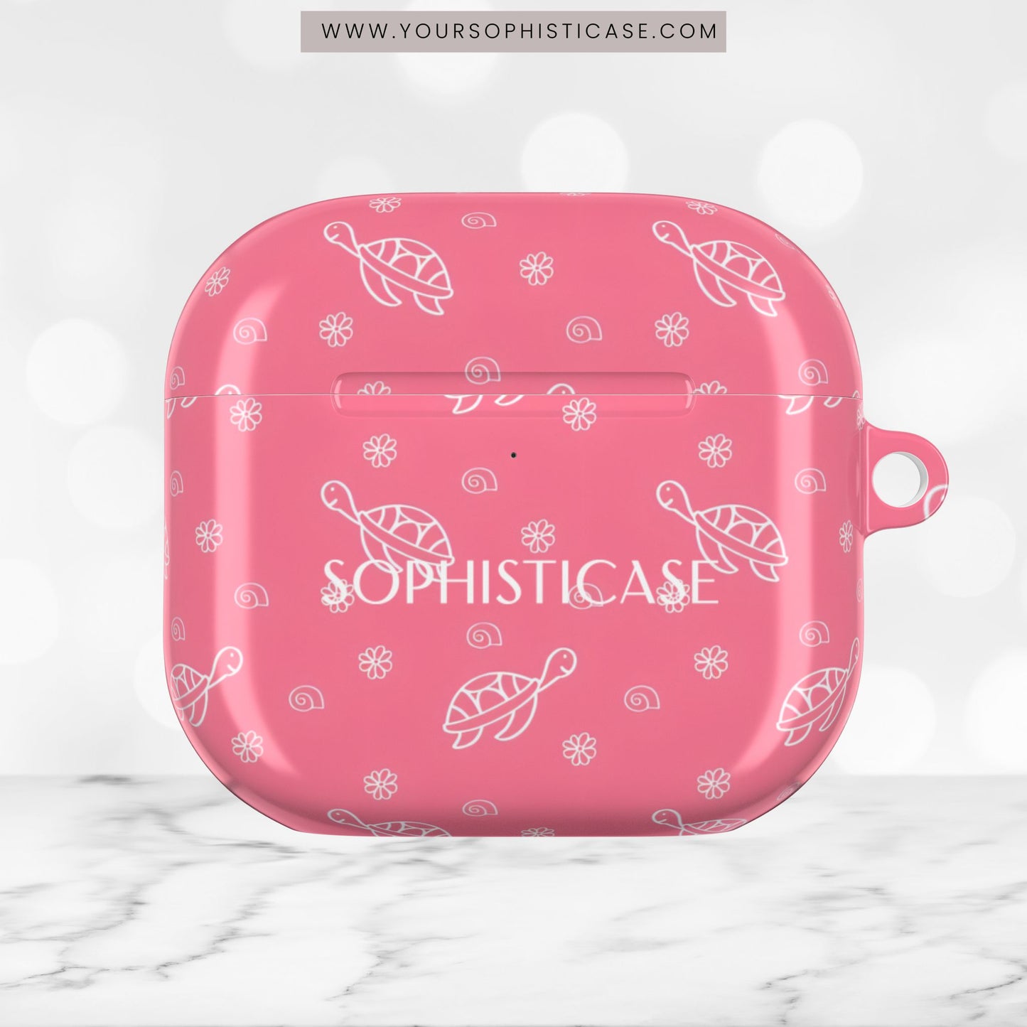 AirPod Cases - Turtle Island in Pink