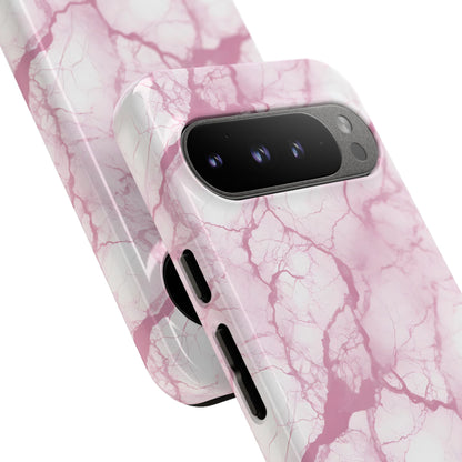 Marble Opulence in Pink - Tough Phone Case