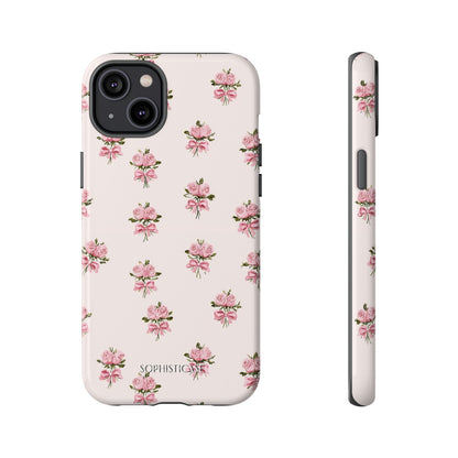 The Sweetest Thing in Coquette Rose Bouquet - iPhone Case, Samsung Galaxy Case, Google Pixel Case