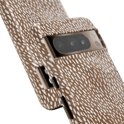 Oh Deer! in Brown - Drop Proof Phone Case for Google Pixel