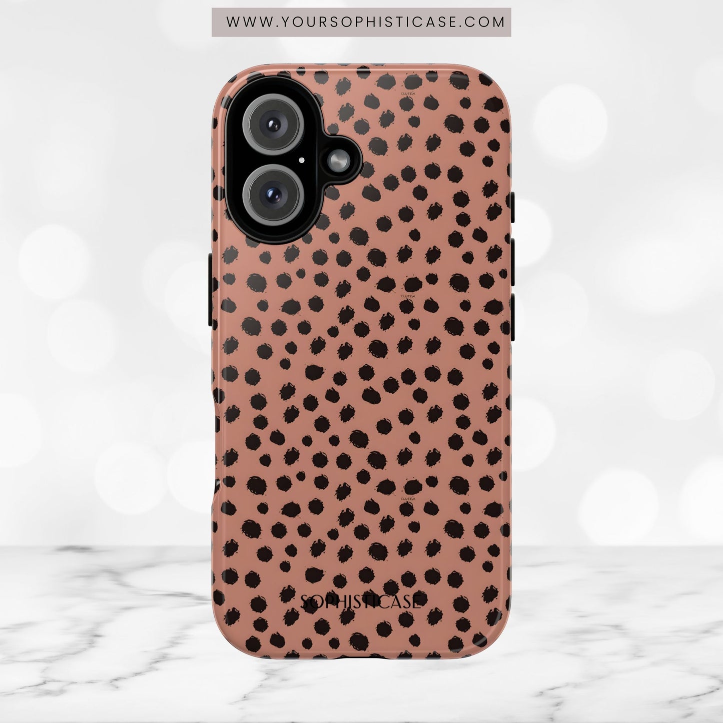 Cheetahs and Liars in Brown - iPhone Case