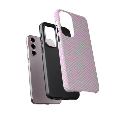 Illusions in Pink - Dual Layer Shockproof Phone Case for iPhone, Google Pixel and Samsung Galaxy