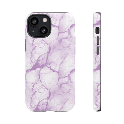 Marble Opulence in Purple - iPhone Case