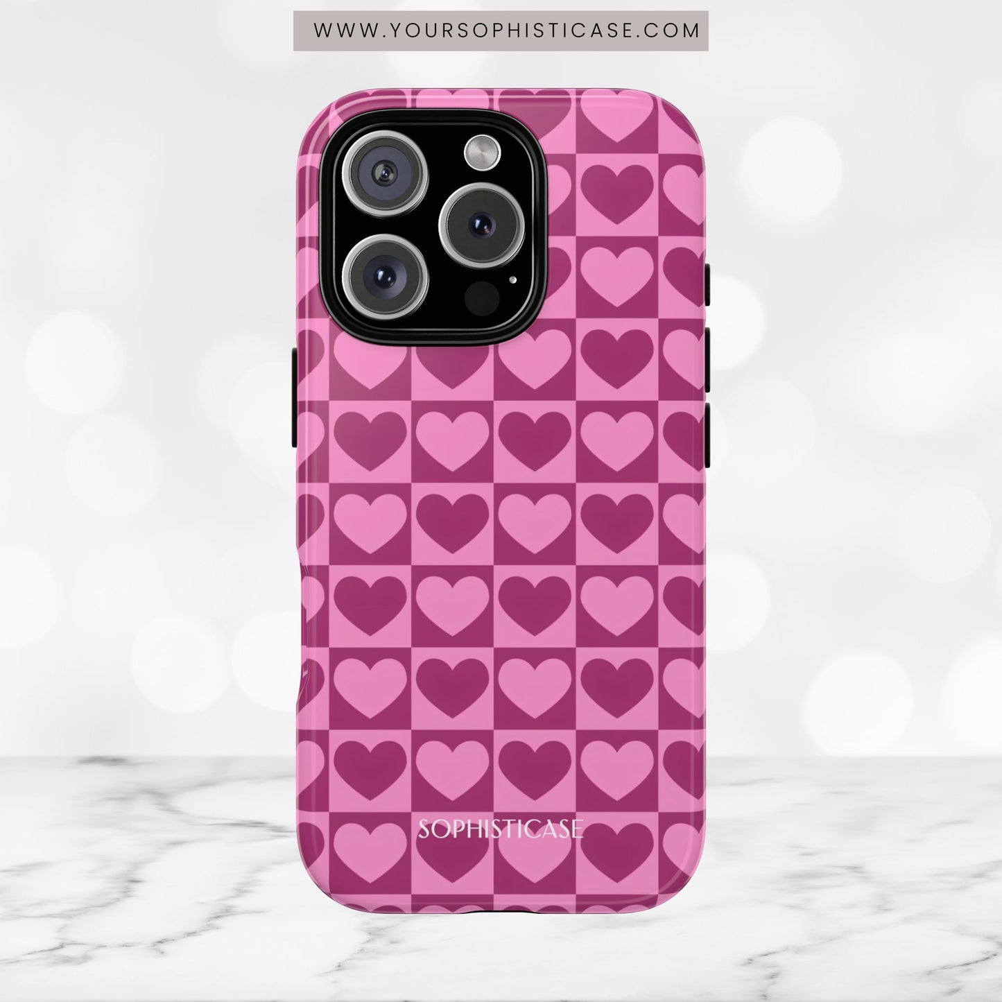 Tough Love in Purple - iPhone Case
