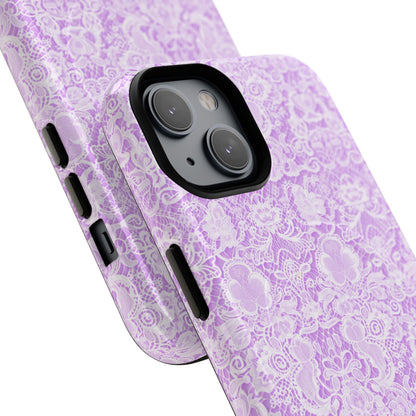Luxe Lace in Purple - Magsafe Case