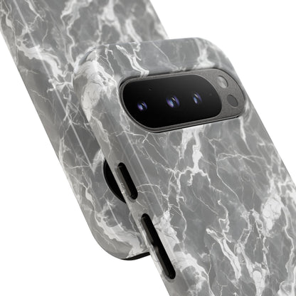 Marble Crush in Charcoal Grey - iPhone Case, Samsung Galaxy Case, Google Pixel Case