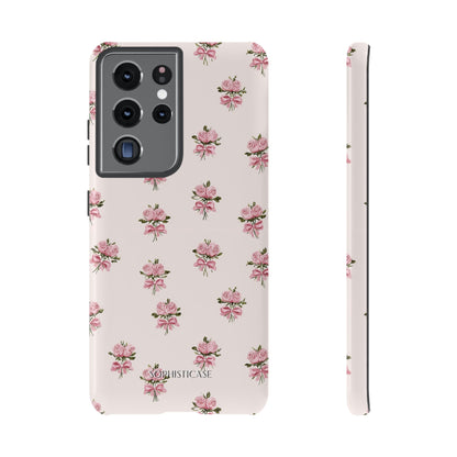 The Sweetest Thing in Coquette Rose Bouquet - iPhone Case, Samsung Galaxy Case, Google Pixel Case