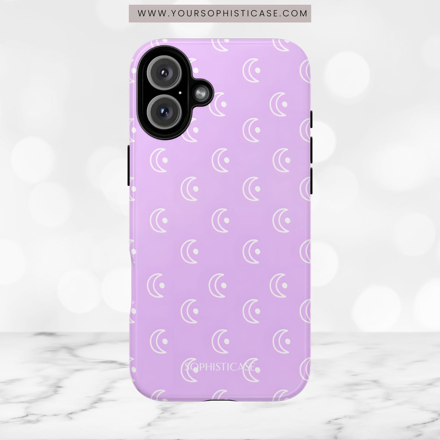 Moon Phase in Purple - iPhone Case